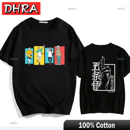 Japanese Jujutsu Kaisen Gojo Anime T-shirt Unisex Manga Gojo Satoru Graphic T Shirts Short Sleeve Tee Y2k T-shirts Cool Tops
