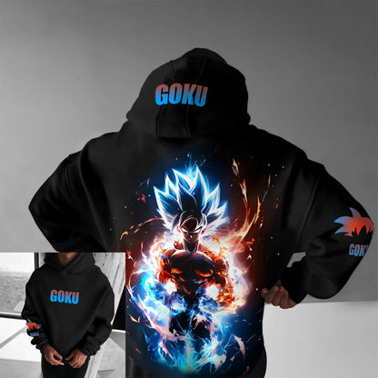 Dragon Ball Goku Vegeta Saiyan Hooded Sweatshirt Men Women Anime Graphic Pullover Hoodie Streetwear Casual Spring Autumn Y2k Top