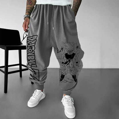 New Autumn Winter Y2k Dragon Ball Z Men's Sports Pants Streetwear Anime Print Joggers Trousers Harajuku Casual Gym Sweatpants