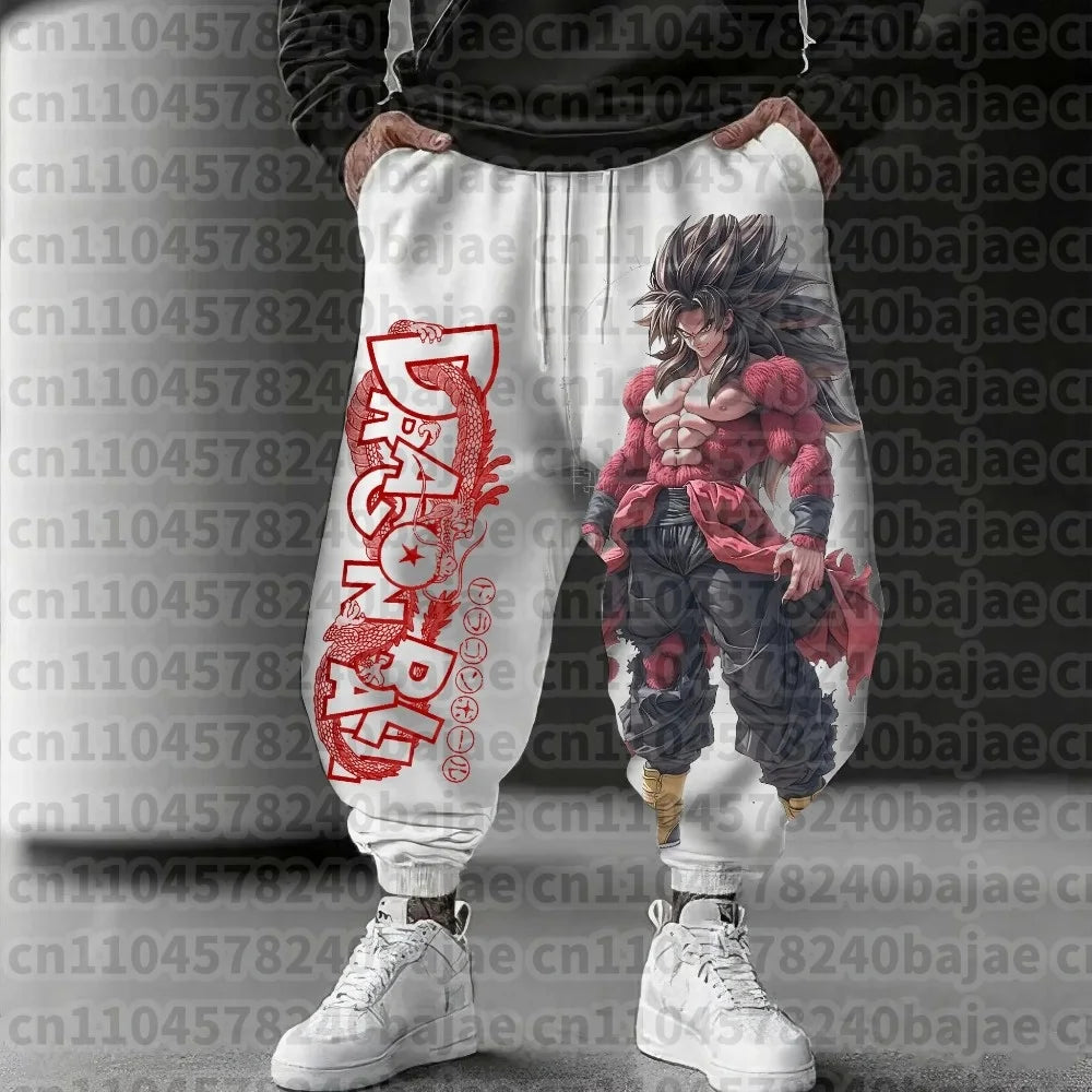 Dragon Ball Men's Pants Sportswear Majin Buu Spring Autumn and Winter Japan Anime Jogger Pants Harajuku Fashion Trousers
