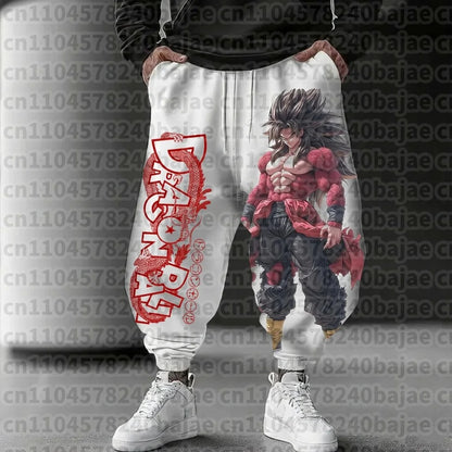 Dragon Ball Men's Pants Sportswear Majin Buu Spring Autumn and Winter Japan Anime Jogger Pants Harajuku Fashion Trousers