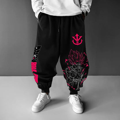 2025 Japanese Dragon Ball Anime Peripheral Pure Cotton Loose Sports Trousers Men's and Women's Hip Hop Leggings