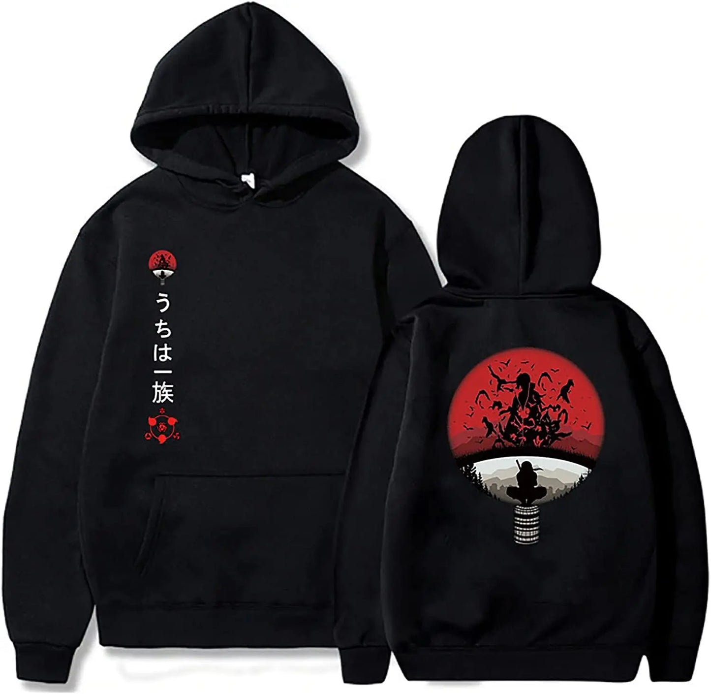 Naruto Akatsuki Cloud Hoodie Unisex Fashion Printed Pullover Autumn & Winter Comfortable Streetwear Best Selling Hip Pop Top