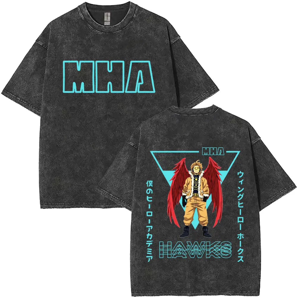 My Hero Academia Graphic Washed T-Shirt Collection