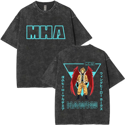 My Hero Academia Graphic Washed T-Shirt Collection