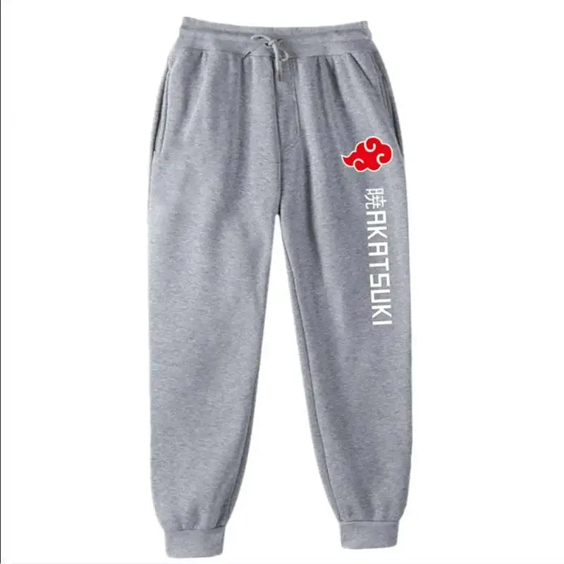 2025 Fashion Print Men's Women's Jogging Hip Hop Pants Street Clothing Hot Selling Anime Pants Akatsuki Fleece Trousers S-3XL