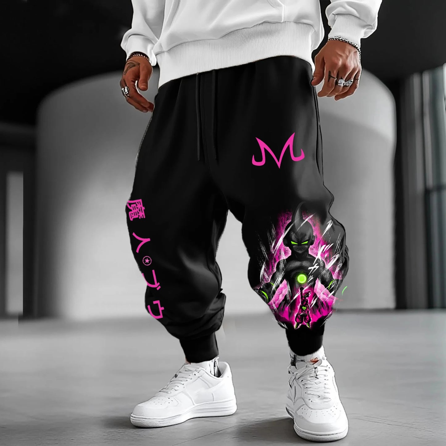 2025 Japanese Dragon Ball Anime Peripheral Pure Cotton Loose Sports Trousers Men's and Women's Hip Hop Leggings