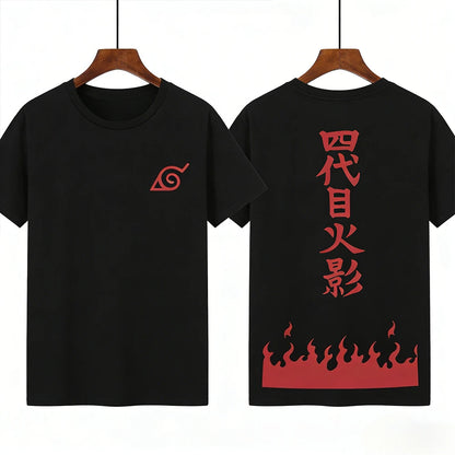 Naruto Animation Generation IV Surrounding The Same Cos Short Sleeve T-shirt Naruto Anime Printed T-shirt