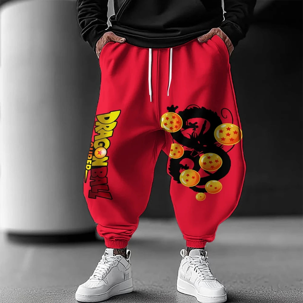 Dragon Ball Z Anime Pants Anime Cotton Loose Fit Men Women Autumn Winter Jogger Streetwear Gym Y2k Oversized Workout Men's New