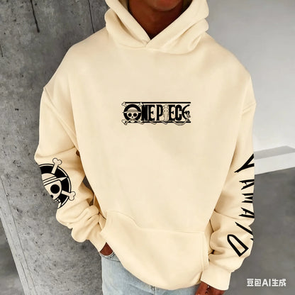 ONE PIECE Yamato Harajuku Anime 2025 Streetwear Winter Oversized Hoodie Vintage Men Women Long Sleeve Hooded Sweater Top Y2k