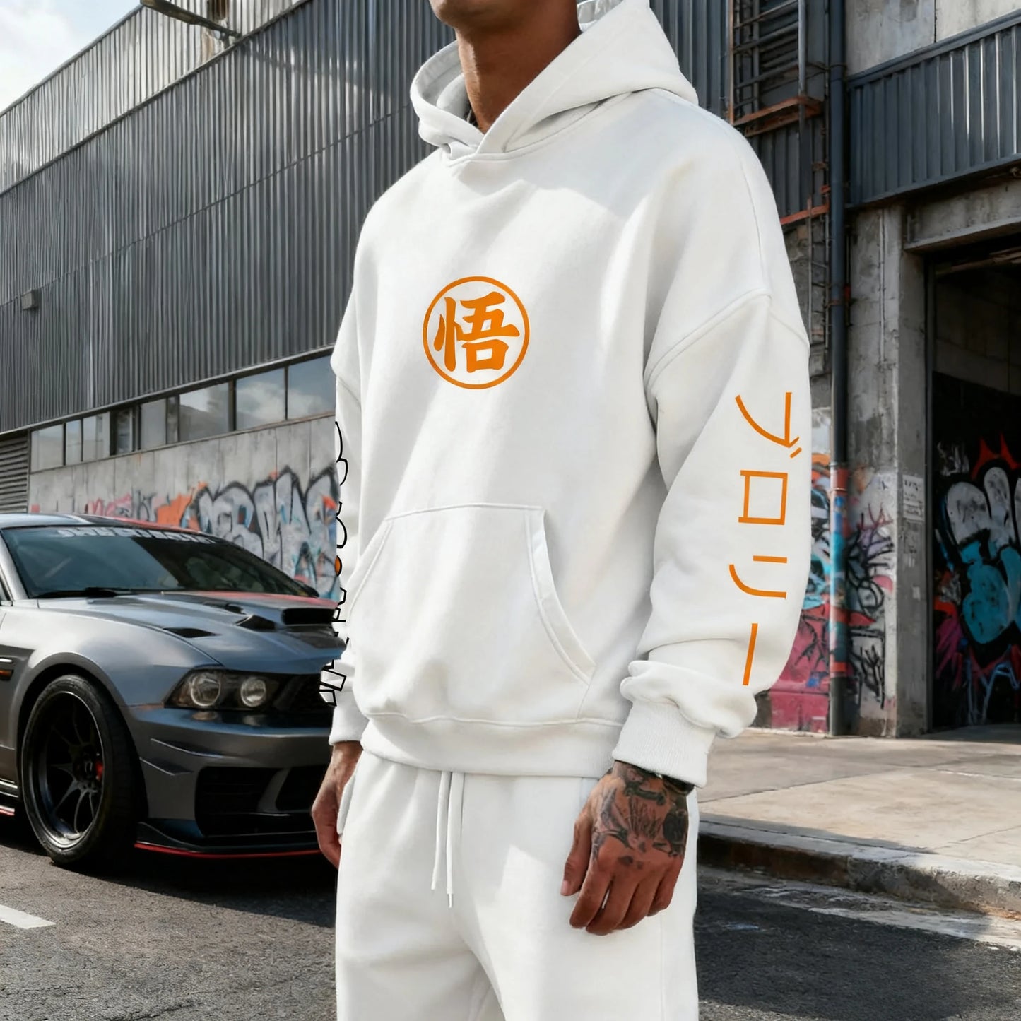 Dragon Ball Anime Goku Printed Hoodie  Spring/Autumn New Men's and Women's Harajuku Large Daily Casual Parent Child Top