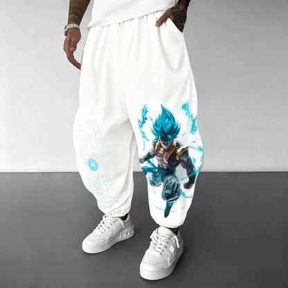 2026 Summer Dragon Ball Gogeta SSB 3D Print Joggers, Quick Dry Oversized Outdoor Hip Hop Casual Sports Pants for Men Women Kids