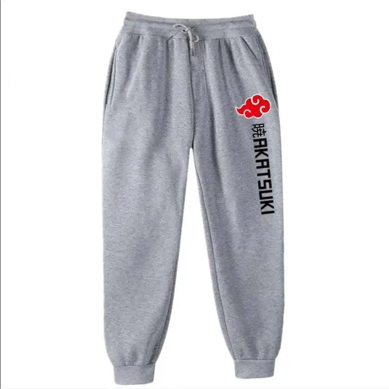 2025 Fashion Print Men's Women's Jogging Hip Hop Pants Street Clothing Hot Selling Anime Pants Akatsuki Fleece Trousers S-3XL