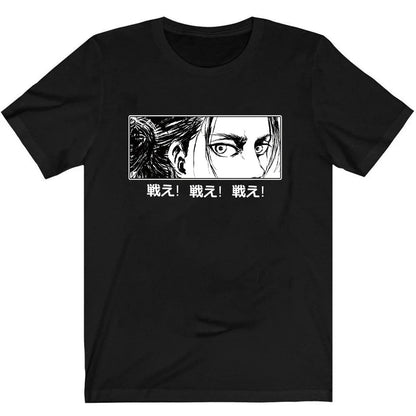 Japanese Anime Attack On Titan Graphic Print T Shirt Men Women Fashion Casual Crew Neck Short Sleeve Plus Size Unisex T Shirt