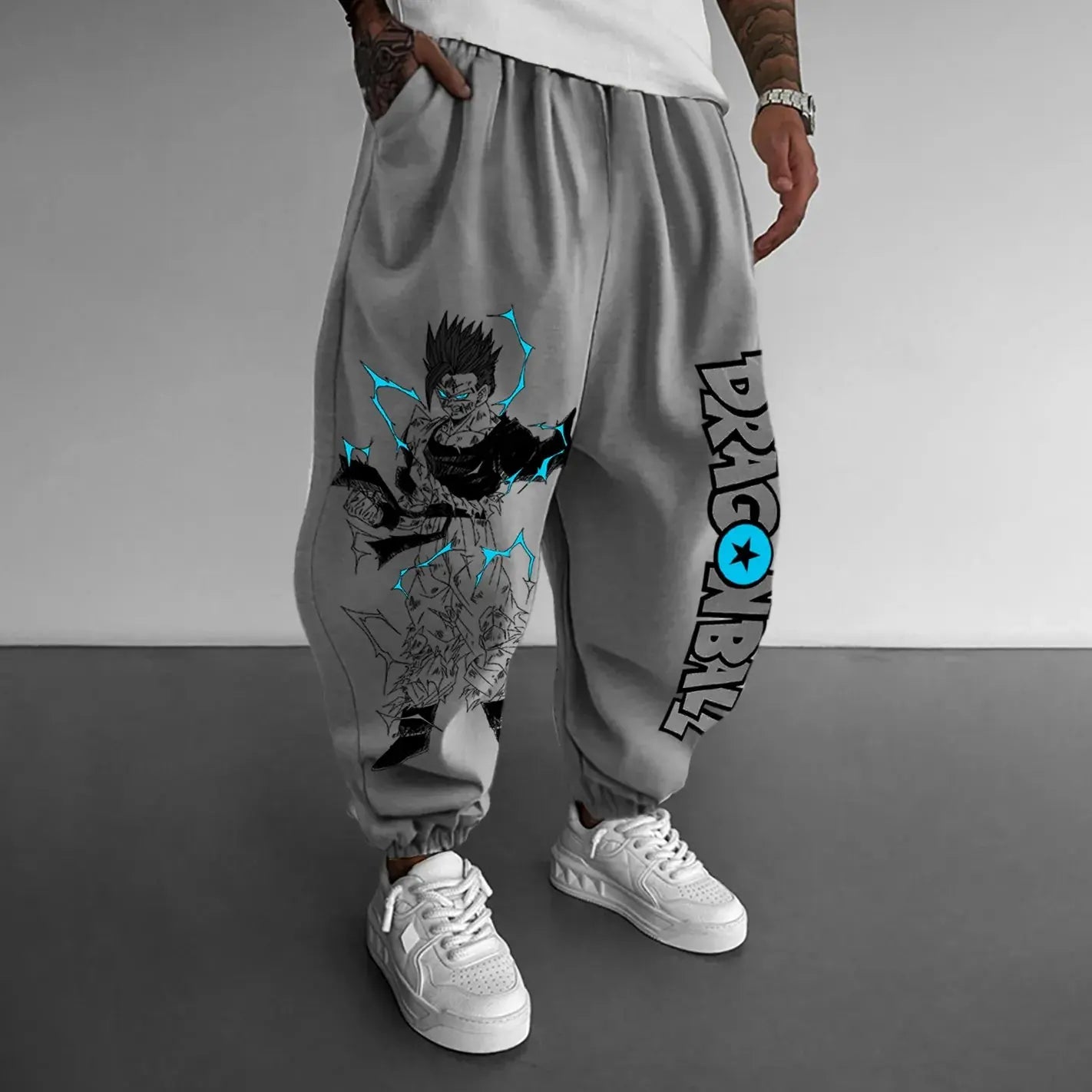 New Autumn Winter Y2k Dragon Ball Z Men's Sports Pants Streetwear Anime Print Joggers Trousers Harajuku Casual Gym Sweatpants