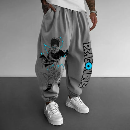 New Autumn Winter Y2k Dragon Ball Z Men's Sports Pants Streetwear Anime Print Joggers Trousers Harajuku Casual Gym Sweatpants