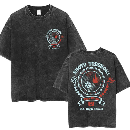My Hero Academia Graphic Washed T-Shirt Collection