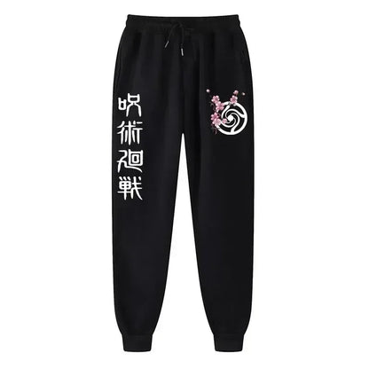 2025 Men's and women's sports pants Japanese anime Jujustu Kaisen printed jogging pants casual pants fitness exercise pants