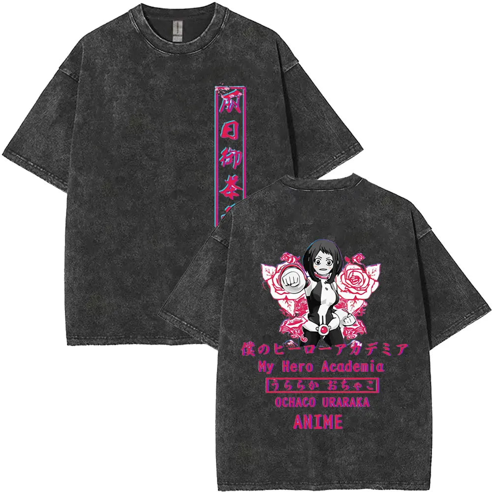 My Hero Academia Graphic Washed T-Shirt Collection