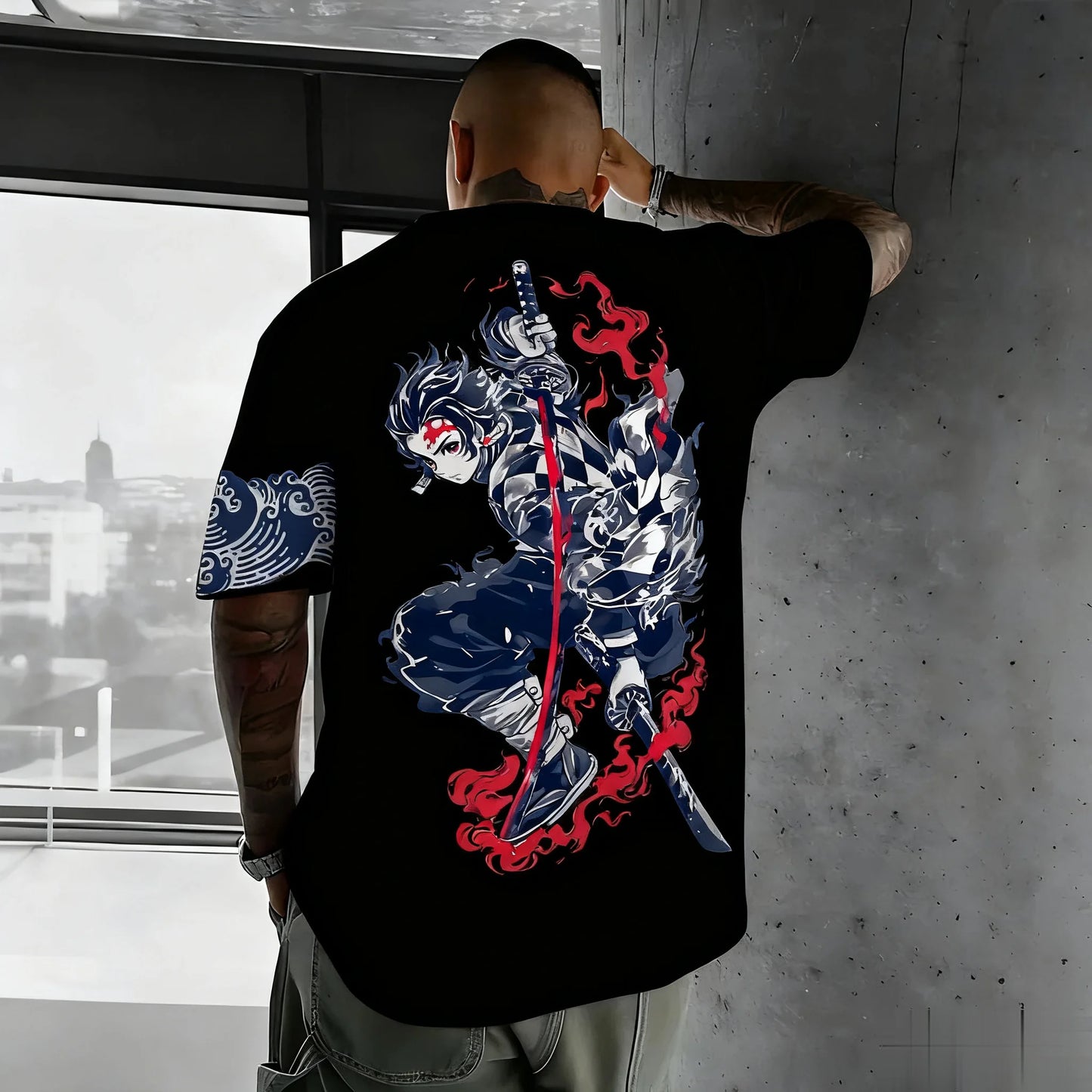 Demon Slayer Anime Graphic T Shirt Man Women Short Sleeve Tee Cotton Streetwear Casual Tops Summer Oversized Fashion Y2k Unisex