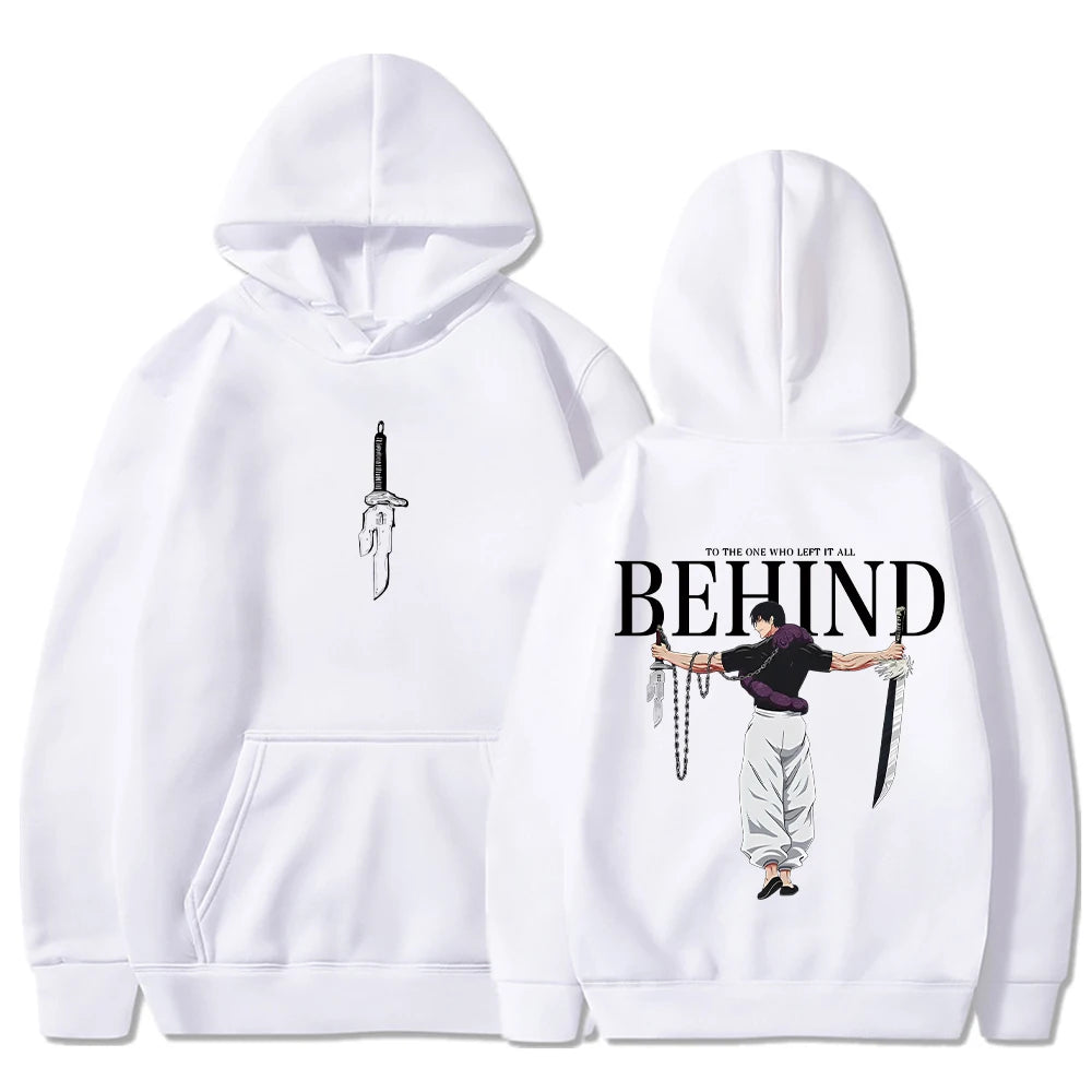 Jujutsu Kaisen Anime Hoodies Men Women Fushiguro Toji Manga Hooded Pullover Gothic Sweatshirts Hip Hop Streetwear Men's Clothing
