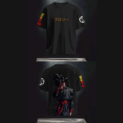 Dragon Ball Z Graphic Print T-Shirt 100% Cotton Soft Breathable Elastic Comfortable for Fans and Daily Wear