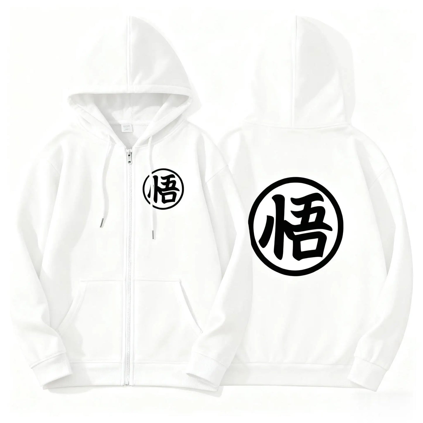 Spring Autumn New Dragon Ball Anime Zip Up Hoodie Men Women Sweatshirt Streetwear Oversized Casual Long Sleeve Jacket Cosplay