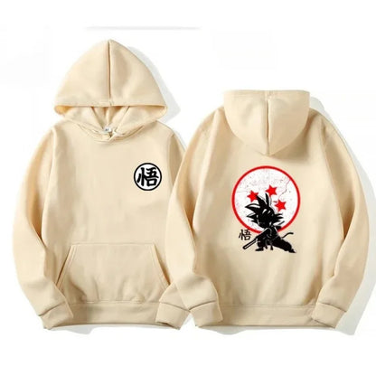 Dragon Ball Hoodie - Premium Cotton, Breathable & Elastic | Stylish Pullover Hoodie | Perfect for Anime, Casual & Leisure!