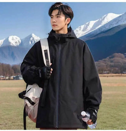 Naruto Akatsuki anime cartoon cute windbreaker anime style for boys and girls couples spring and autumn hooded coat jacket gift