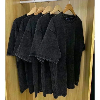 Dragon Ball Vintage Wash Graphic T Shirt Men Anime Print Women Short Sleeve Tee New Summer Casual Tops Streetwear Harajuku Y2k