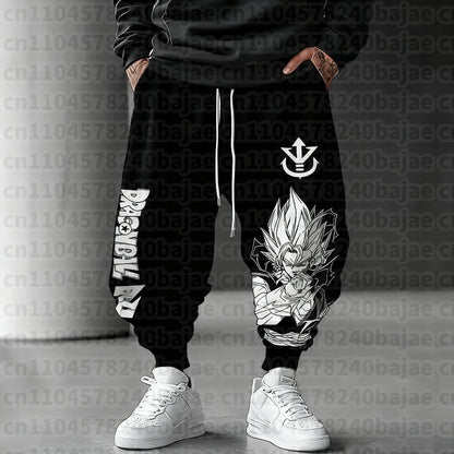Dragon Ball Autumn/Winter New Sweatpants 2026 Men's Anime Print Loose Casual American Hip-hop Plus Size Ins Pure  Pants