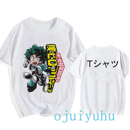 My Hero Academia Black/White T Shirt Collection