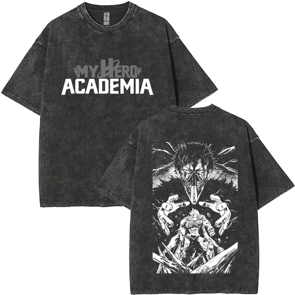 My Hero Academia Graphic Washed T-Shirt Collection