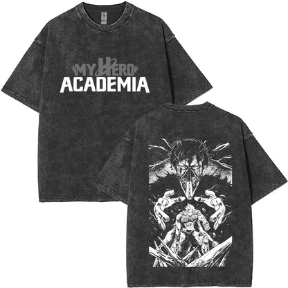 My Hero Academia Graphic Washed T-Shirt Collection