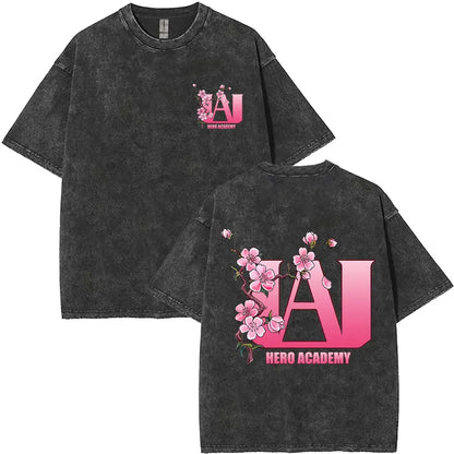 My Hero Academia Graphic Washed T-Shirt Collection