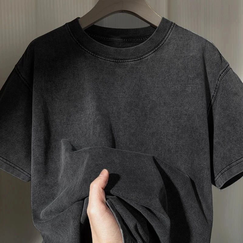 Demon Slayer Anime T Shirt Men Women Vintage Washed Cotton Tee 2026 Summer Casual Tops Graphic Print Streetwear Manga Fashion