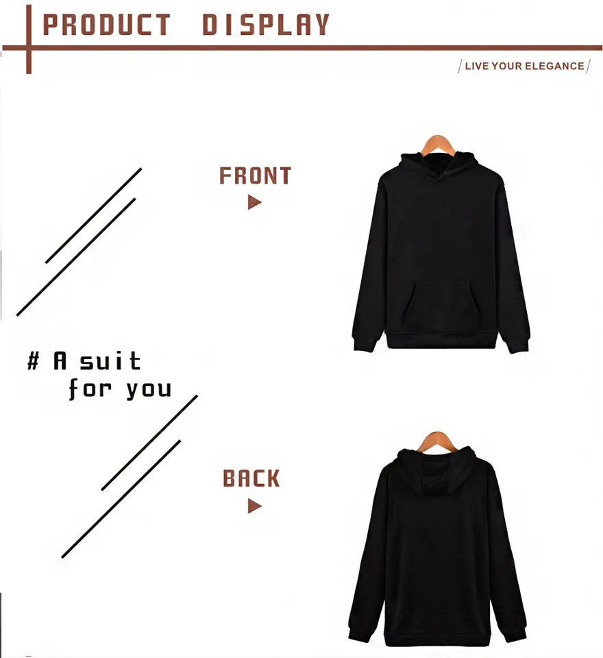 My Hero Academia Himiko Toga Design Pullover Men's Fleece Hoodies Japanese Anime Graphic Autumn Winter Fleece Streetwear Tops