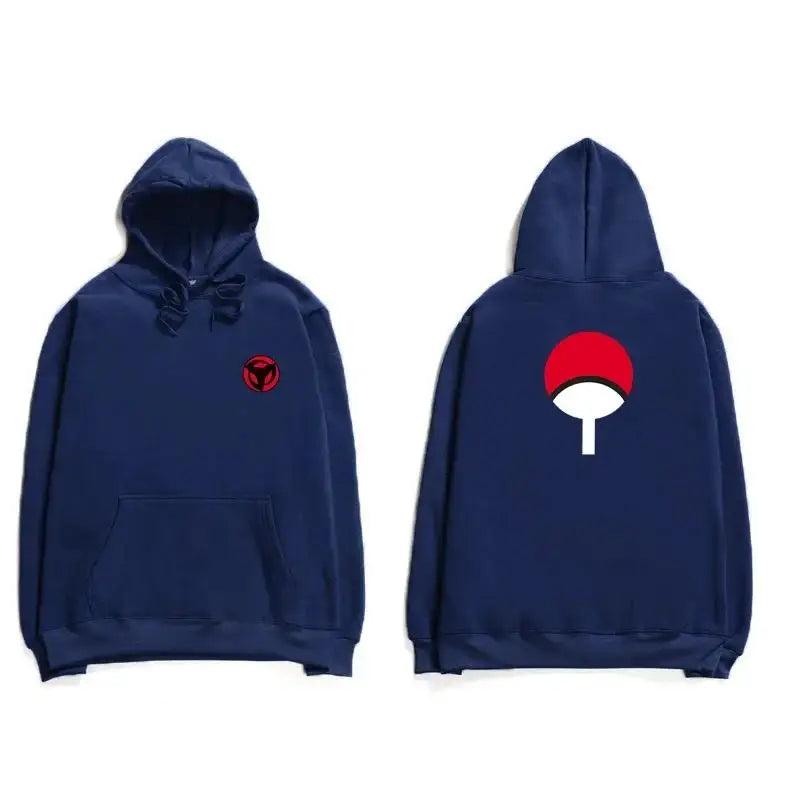 2024 New hooded fashion casual sweatshirt for men and women Ninja Sasuke hooded long-sleeved pullover couple sweatshirt