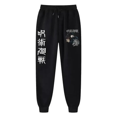 2025 Men's and women's sports pants Japanese anime Jujustu Kaisen printed jogging pants casual pants fitness exercise pants
