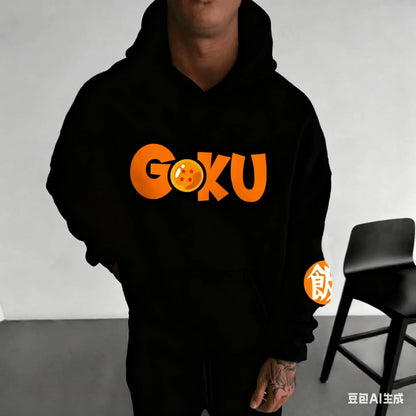 Son Goku Dragon Ball Autumn Harajuku Men Hoodie Streetwear Women Vintage Winter Oversized Hooded Sweatshirt Long Sleeve Unisex