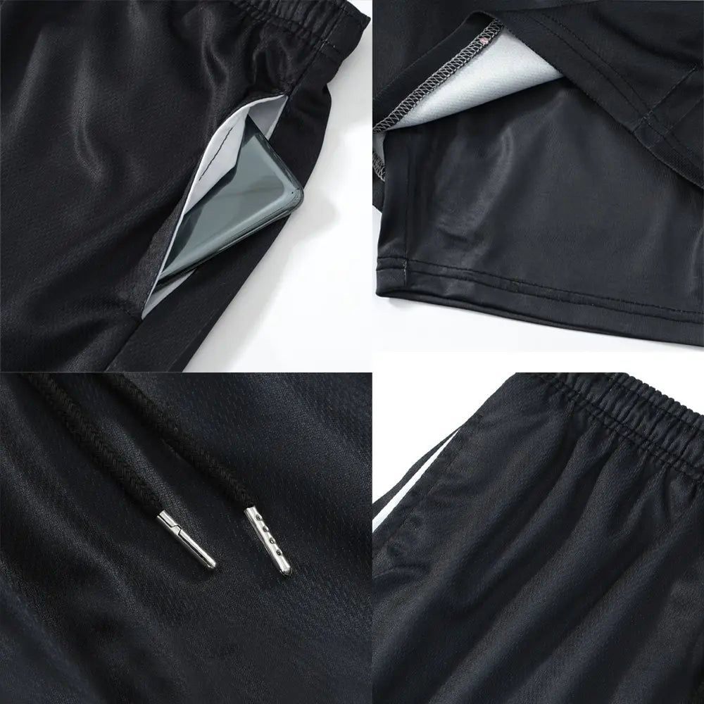 Anime Performance Shorts Men Women 2 In 1 Gym Shorts Manga 3D Print Mesh Quick Dry Sports Short Pants Summer Fitness Workout