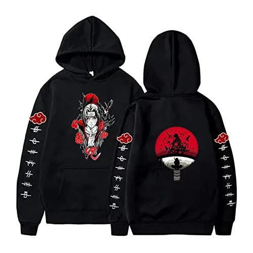 Naruto Akatsuki Cloud Hoodie Unisex Fashion Printed Pullover Autumn & Winter Comfortable Streetwear Best Selling Hip Pop Top