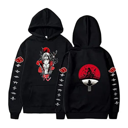 Naruto Akatsuki Cloud Hoodie Unisex Fashion Printed Pullover Autumn & Winter Comfortable Streetwear Best Selling Hip Pop Top