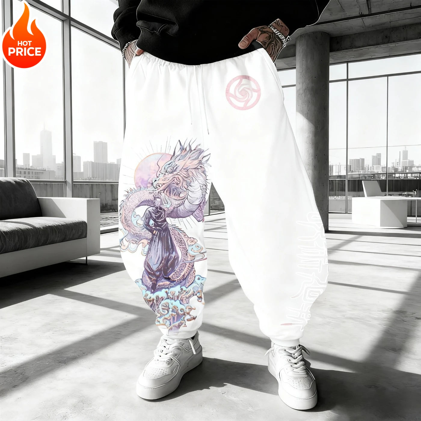 2026 Anime Jujutsu Kaisen Gojo Satoru Harajuku Men Winter Cotton Pants Streetwear Women Casual Leggings Sweatpants Unisex Bottom