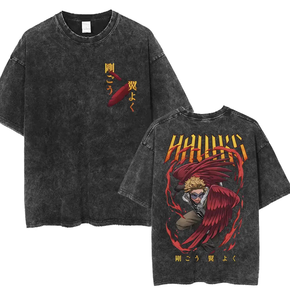 My Hero Academia Graphic Washed T-Shirt Collection