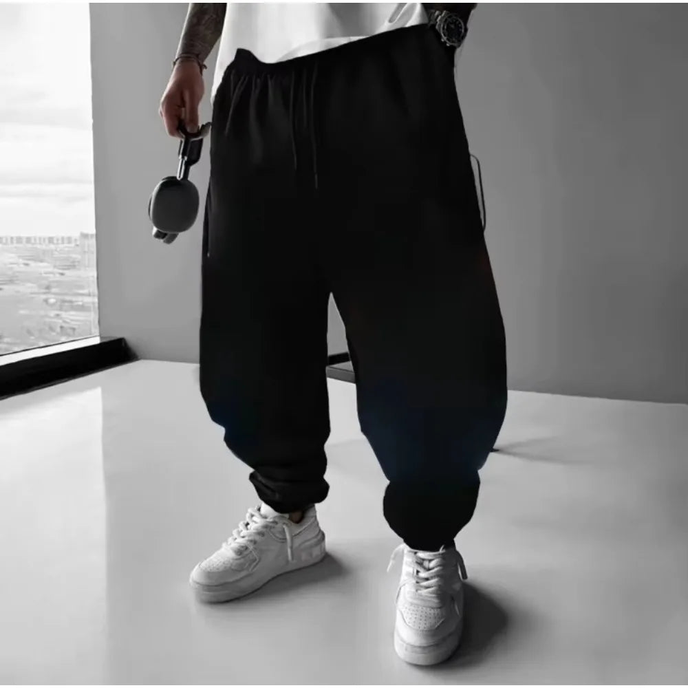 One Piece Unisex Pure Cotton Sports Pants, Luffy Gear 5 2026 Spring Harajuku Anime Printed American Hip Hop Loose Pants