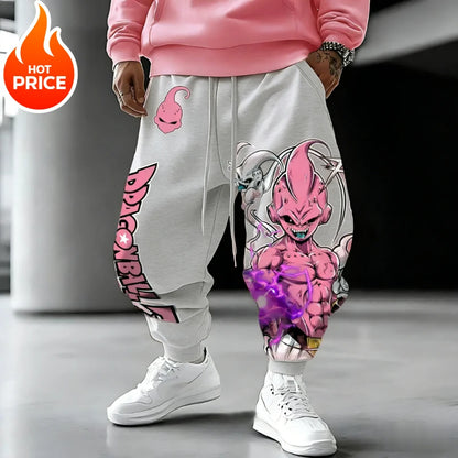 Super Saiyan Majin Buu Anime Dragon Ball Harajuku Men Winter Sports Pants Streetwear Women Casual Leggings Sweatpants Unisex Bot