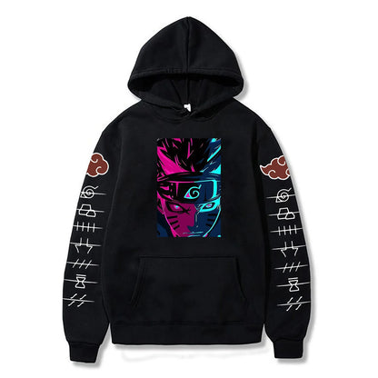 Naruto Akatsuki Cloud Hoodie Unisex Fashion Printed Pullover Autumn & Winter Comfortable Streetwear Best Selling Hip Pop Top