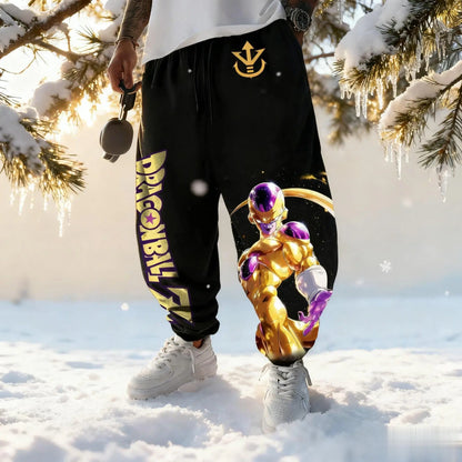 Dragon Ball Broly Anime Pants Men Graphic Print Joggers Sweatpants Casual Hip Hop Trousers Y2k Fashion Winter Autumn Streetwear