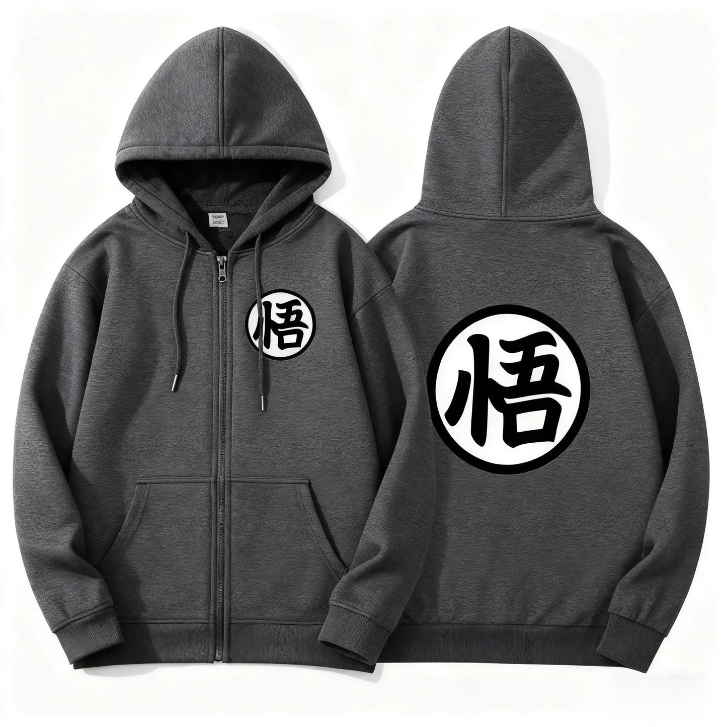 Spring Autumn New Dragon Ball Anime Zip Up Hoodie Men Women Sweatshirt Streetwear Oversized Casual Long Sleeve Jacket Cosplay